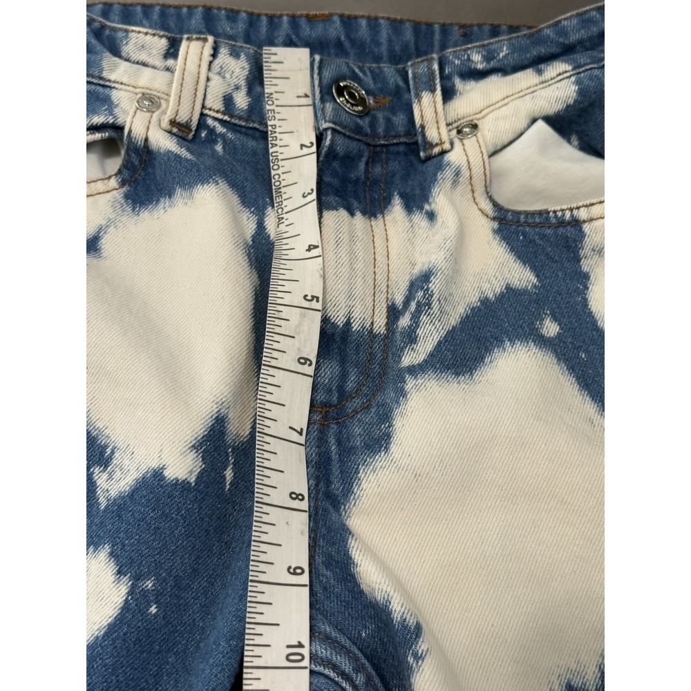 Burberry Denim Jeans Female Size 26 Seamill Monogram Motif Slim Fit Bleached - Picture 3 of 11